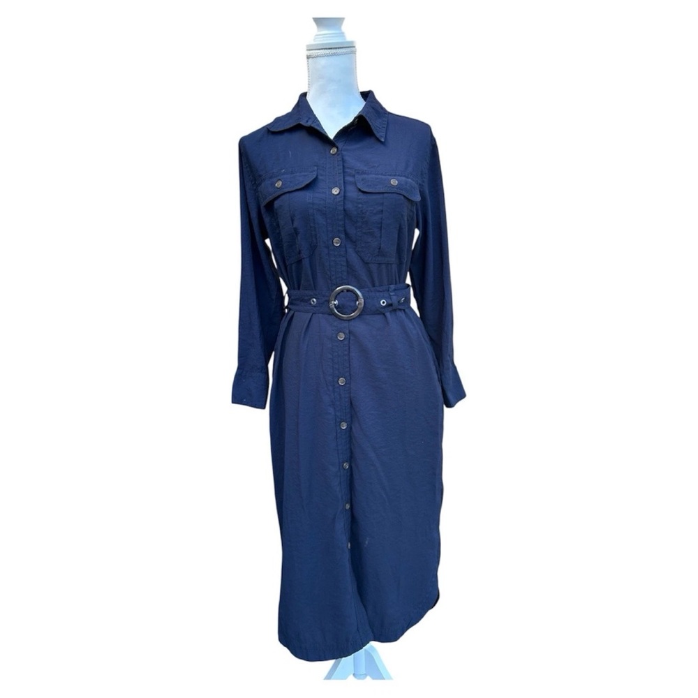 Banana Republic utility midi shirt dress size S/P
